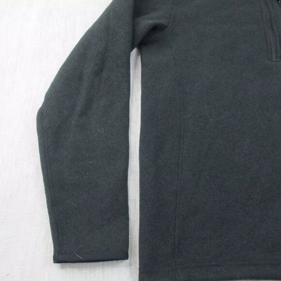 The North Face Sweatshirts Men Medium Black Fleece Long Sleeve Mock Neck 1/2 Zip - Picture 8 of 15